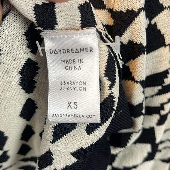 DAYDREAMER | Eclipse Wave Cardigan - Black White. XS. NWT - Picture 8 of 8